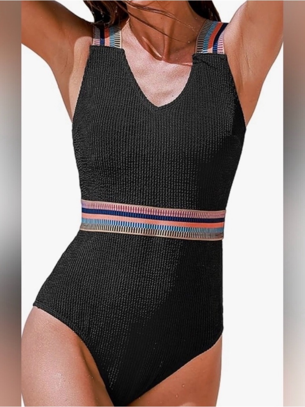 CUPSHE Textured One-Piece Swimsuit – Size XL– NWT